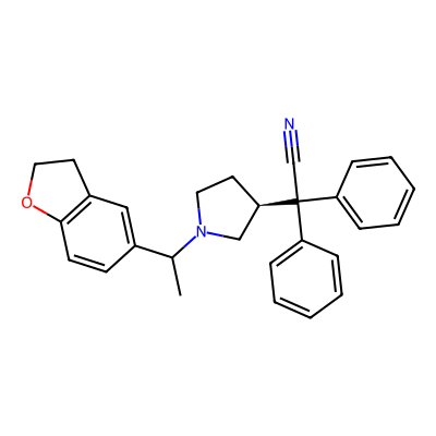 Chemical structure of Darifenacin Impurity F