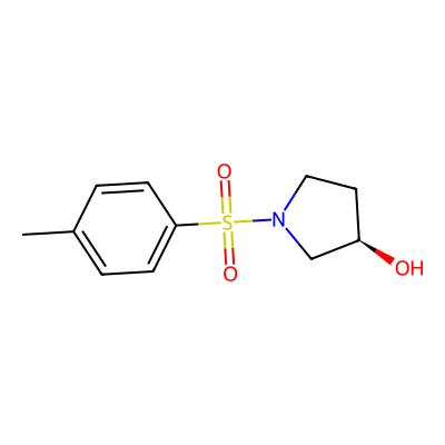 Chemical structure of (R)-1-Tosyl-3-pyrrolidinol