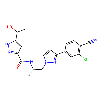 Chemical structure of Darolutamide Amino Propyl Impurity