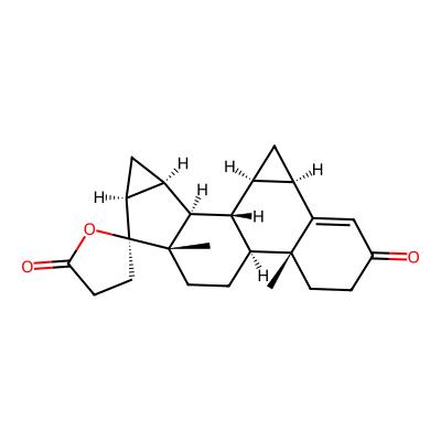 Chemical structure of Drospirenone