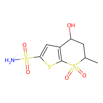 Chemical structure of Dorzolamide Impurity Oxidation