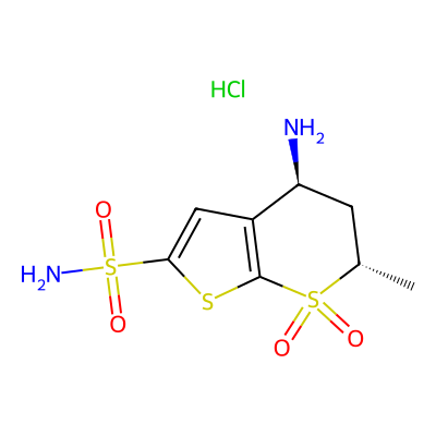 Chemical structure of Dorzolamide Related Compound D
