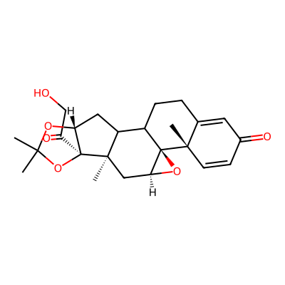 Chemical structure of Epoxydesonide