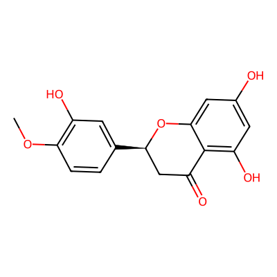 Chemical structure of Hesperitin