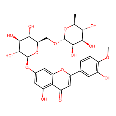 Chemical structure of Diosmin
