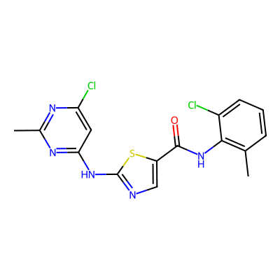 Chemical structure of Dasatinib Impurity C