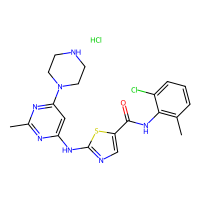 Chemical structure of Dasatinib Impurity D