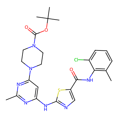 Chemical structure of Dasatinib Impurity E