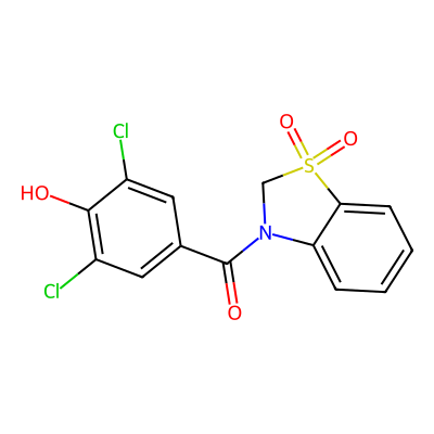 Chemical structure of Dotinurad