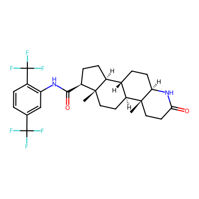 Chemical structure of Dihydrodutasteride