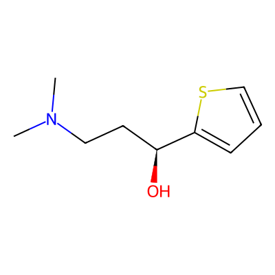 Chemical structure of Duloxetine S-Hydroxy Impurity