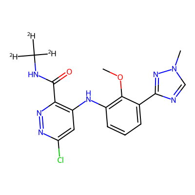 Chemical structure of Deucravacitinib Impurity 12