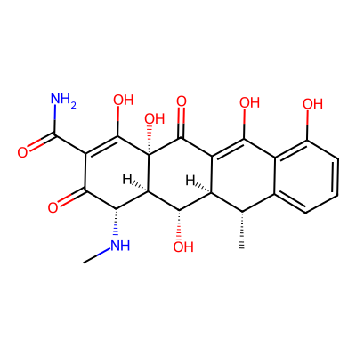 Chemical structure of Doxycycline desmethyl