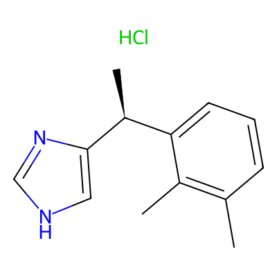 Chemical structure of Dexmedetomidine Hydrochloride