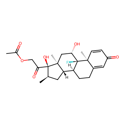 Chemical structure of Dexamethasone Acetate API