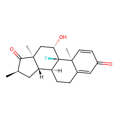 Chemical structure of Dexamethasone 17-ketone