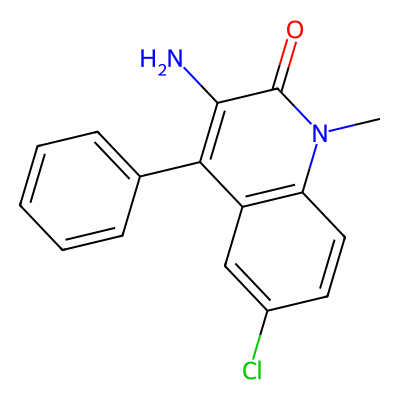 Chemical structure of Diazepam EP Impurity C