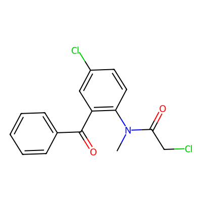 Chemical structure of Diazepam EP Impurity B