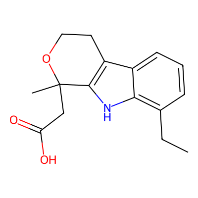 Chemical structure of Etodolac 1-methyl analogue