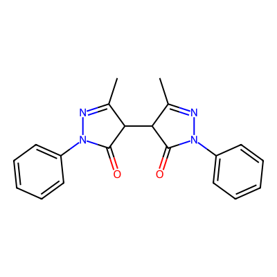 Chemical structure of Edaravone Impurity A