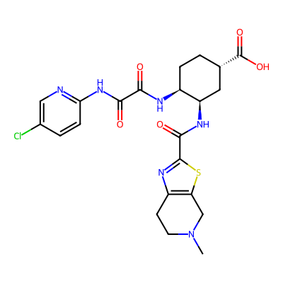 Chemical structure of Edoxaban Impurity 6