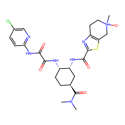 Chemical structure of Edoxaban N-Oxide