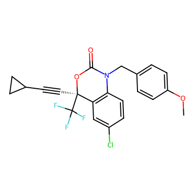 Chemical structure of N-Benzyl Efavirenz