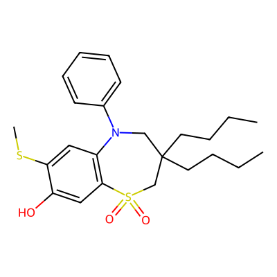 Chemical structure of Elobixibat Phenol Impurity