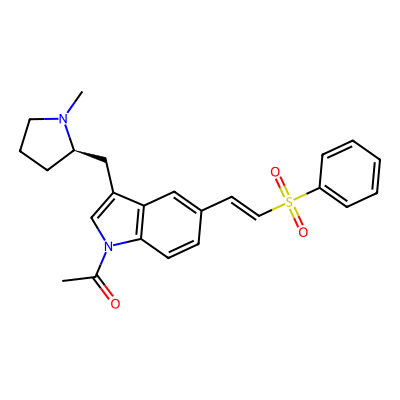 Chemical structure of N-Acetyl-Dehydro-Eletriptan