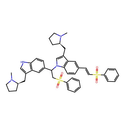 Chemical structure of Eletriptan Dimer Impurity