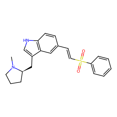 Chemical structure of Eletriptan Impurity 13