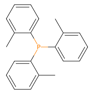 Chemical structure of Tri-o-tolylphosphine