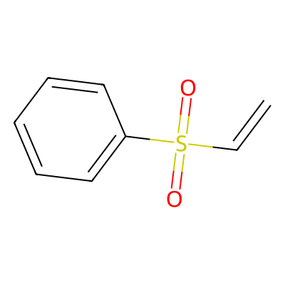 Chemical structure of Phenyl Vinyl Sulfone