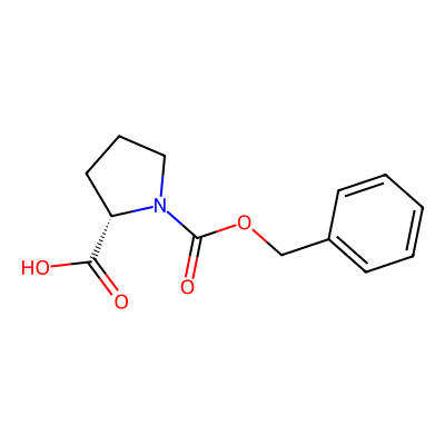 Chemical structure of N-(Benzyloxycarbonyl)-L-proline