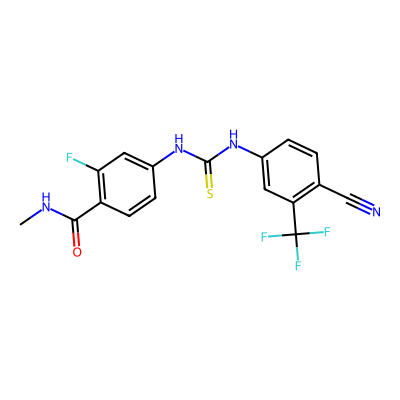 Chemical structure of Enzalutamide Impurity C