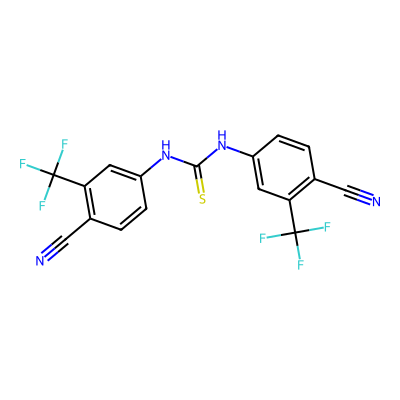 Chemical structure of Enzalutamide Impurity B