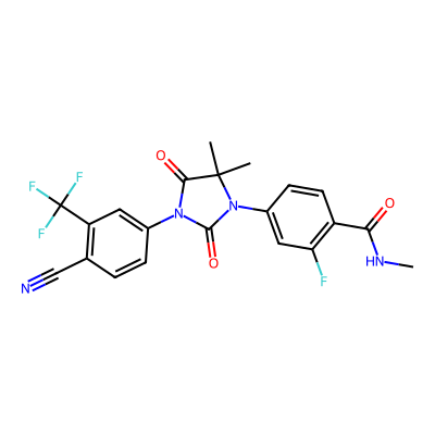 Chemical structure of Enzalutamide OXO Impurity