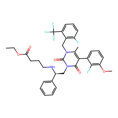 Chemical structure of Elagolix Stage-3A