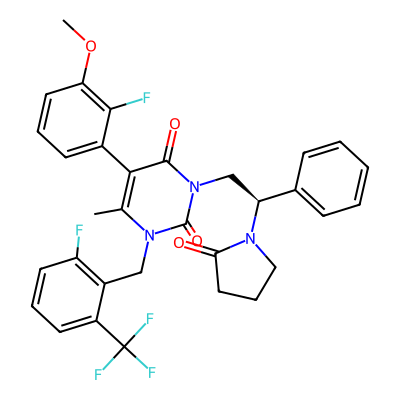 Chemical structure of Elagolix Lactam Impurity