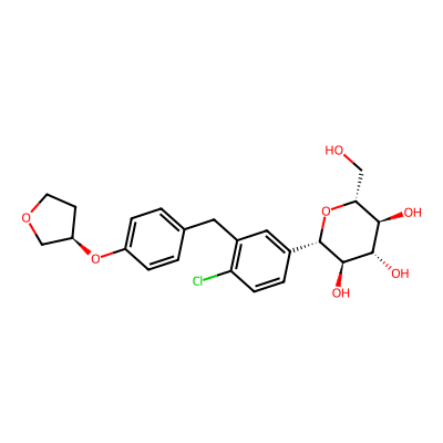 Chemical structure of Empagliflozin R Isomer