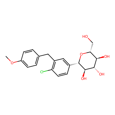 Chemical structure of Empagliflozin Impurity 7