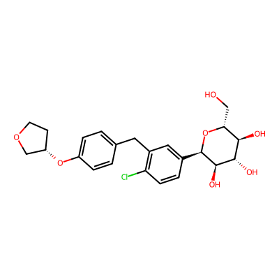 Chemical structure of Empagliflozin Alpha Anomer