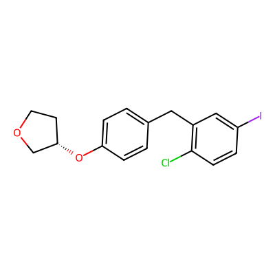Chemical structure of Empagliflozin Impurity 1