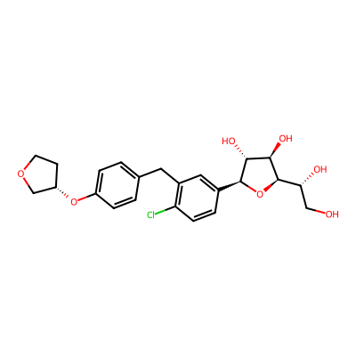 Chemical structure of Empagliflozin S-Furanose