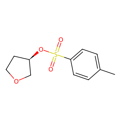 Chemical structure of (R)-Tetrahydrofuran-3-yl 4-methylbenzenesulfonate
