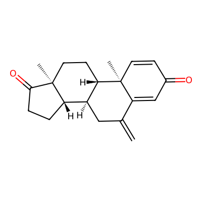 Chemical structure of Exemestane