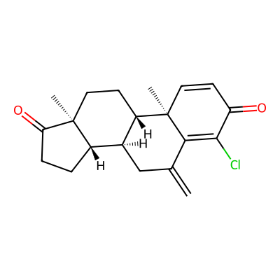 Chemical structure of 4-Chloro Exemestane