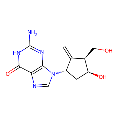 Chemical structure of Entecavir-3-Epimer