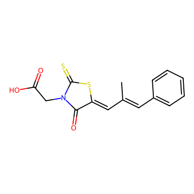 Chemical structure of Epalrestat API