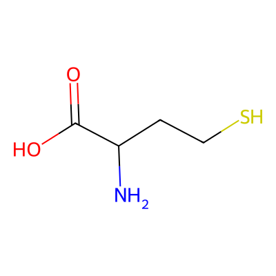Chemical structure of DL-Homocysteine